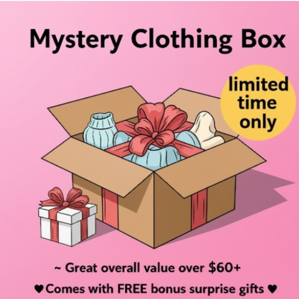 Mystery Clothing Box with Bonus Gifts